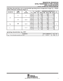 浏览型号SN74HC573ADBR的Datasheet PDF文件第5页