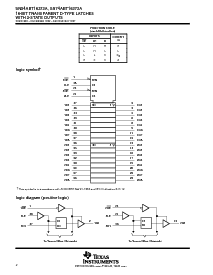 浏览型号SN74ABT16373ADGGR的Datasheet PDF文件第2页
