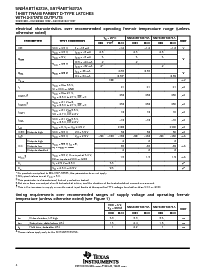 浏览型号SN74ABT16373ADLR的Datasheet PDF文件第4页