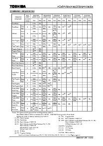 浏览型号TC58FVM5T3AFT65的Datasheet PDF文件第6页
