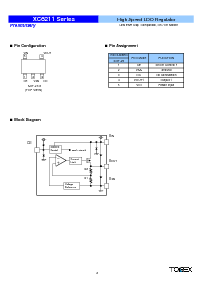 浏览型号XC6211D3AMR的Datasheet PDF文件第2页