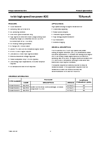 浏览型号TDA8763AM/3的Datasheet PDF文件第2页