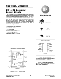 浏览型号MC34063AMR1的Datasheet PDF文件第1页