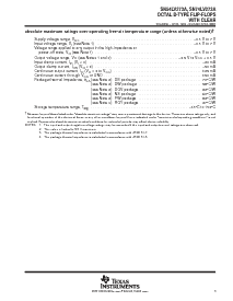 浏览型号SN74LV273APWR的Datasheet PDF文件第3页