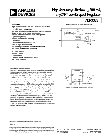 浏览型号ADP3333ARM-33的Datasheet PDF文件第1页
