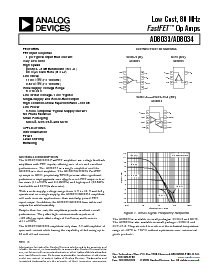 浏览型号AD8033AR-REEL7的Datasheet PDF文件第1页