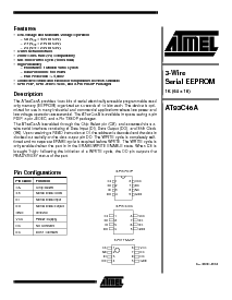 浏览型号AT93C46A-10SI的Datasheet PDF文件第1页