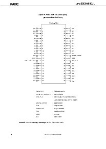 浏览型号UPD23C64000JL的Datasheet PDF文件第4页