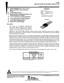 浏览型号TL783CKC的Datasheet PDF文件第1页