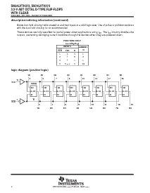 浏览型号SN74LVTH273DBR的Datasheet PDF文件第2页