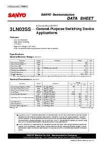 浏览型号3LN03SS的Datasheet PDF文件第1页