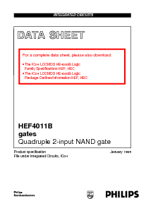 浏览型号4011B的Datasheet PDF文件第1页