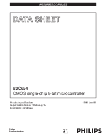 浏览型号P80C652IFBB的Datasheet PDF文件第1页