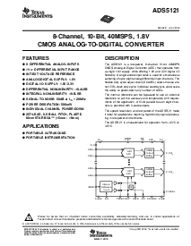 浏览型号ADS5121IGHK的Datasheet PDF文件第1页