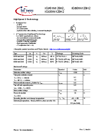 浏览型号IGD01N120H2的Datasheet PDF文件第1页