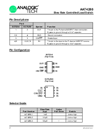 浏览型号AAT4280IGU-3-T1的Datasheet PDF文件第2页