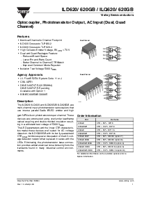 浏览型号ILD620的Datasheet PDF文件第1页