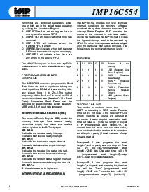 浏览型号IMP16C554的Datasheet PDF文件第7页