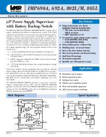 浏览型号IMP690ACSA的Datasheet PDF文件第1页