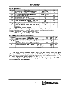 浏览型号IN74HC158AN的Datasheet PDF文件第2页