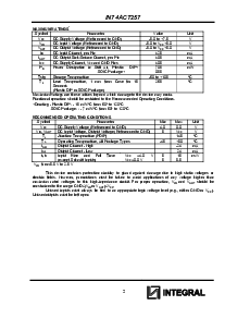 浏览型号IN74ACT257的Datasheet PDF文件第2页