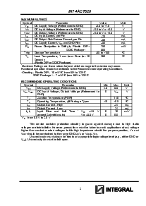 浏览型号IN74ACT620N的Datasheet PDF文件第2页