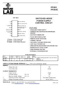 浏览型号IP5560的Datasheet PDF文件第1页