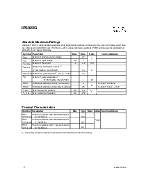 浏览型号IPS022G的Datasheet PDF文件第2页