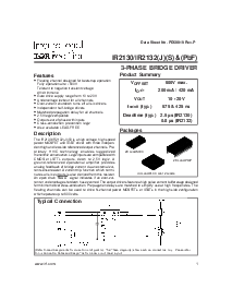 浏览型号IR2132JPbF的Datasheet PDF文件第1页