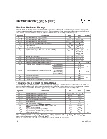 浏览型号IR2132S的Datasheet PDF文件第2页