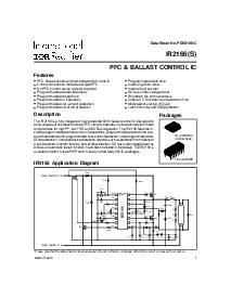 浏览型号IR2166的Datasheet PDF文件第1页