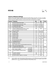 浏览型号IR2166的Datasheet PDF文件第2页