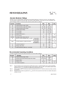 浏览型号IR21531S的Datasheet PDF文件第2页