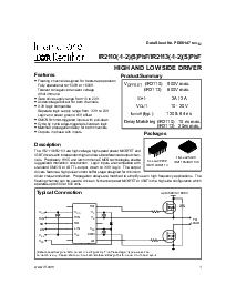 浏览型号IR2113-1PBF的Datasheet PDF文件第1页