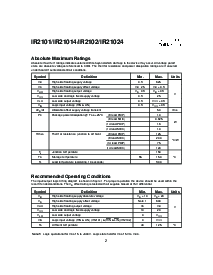 浏览型号IR2102S的Datasheet PDF文件第2页