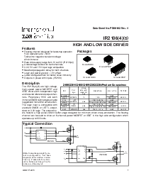 浏览型号IR2106S的Datasheet PDF文件第1页