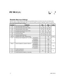 浏览型号IR21064SPBF的Datasheet PDF文件第2页