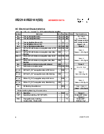 浏览型号IR2214的Datasheet PDF文件第6页
