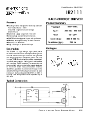 浏览型号IR2111的Datasheet PDF文件第1页