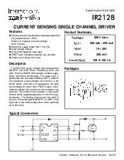 浏览型号IR2128的Datasheet PDF文件第1页