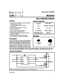 浏览型号IR2103S的Datasheet PDF文件第1页