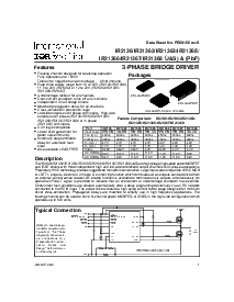 浏览型号IR21363的Datasheet PDF文件第1页