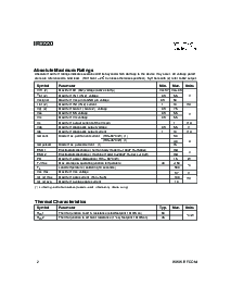 浏览型号IR3220的Datasheet PDF文件第2页