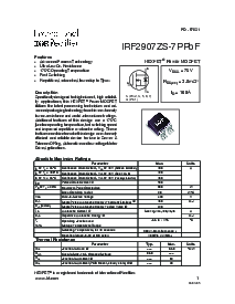浏览型号IRF2907ZS-7PPBF的Datasheet PDF文件第1页