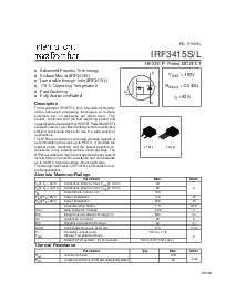 浏览型号IRF3415L的Datasheet PDF文件第1页