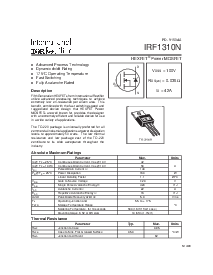 浏览型号IRF1310N的Datasheet PDF文件第1页