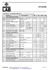 浏览型号IRF130SMD的Datasheet PDF文件第2页
