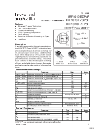 浏览型号IRF1010EZS的Datasheet PDF文件第1页