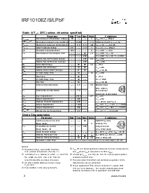 浏览型号IRF1010EZS的Datasheet PDF文件第2页