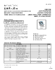 浏览型号IRF330的Datasheet PDF文件第1页